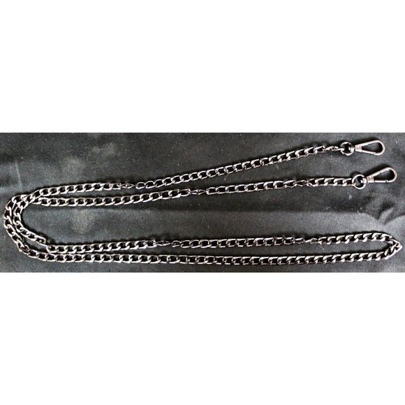 White Triangle Prism Geometric Bag Crossbody Purse Removable Chain 9.5" x 5" - Picture 10 of 13